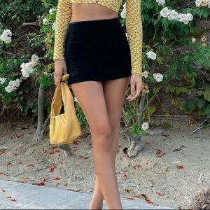 NWOT SELBY MINI SKIRT Black Princess Polly